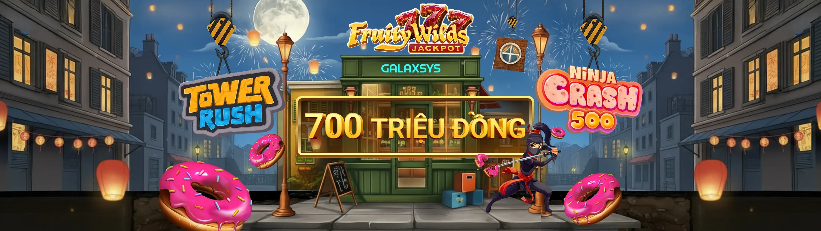 Máy đánh bạc Slot Games hấp dẫn tại BTY523
